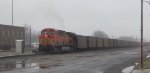 BNSF coal train DPU